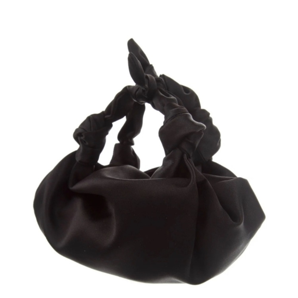 Crown Affair Satin Mini Handle Bag